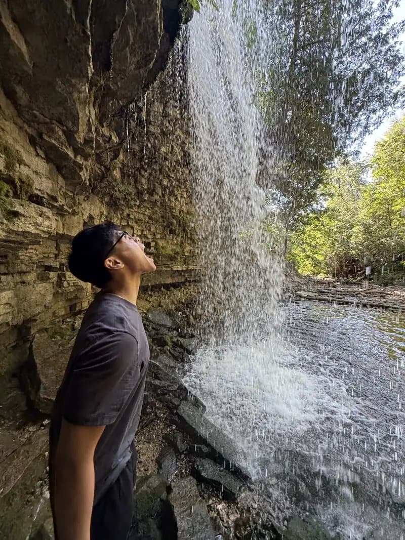Waterfall view